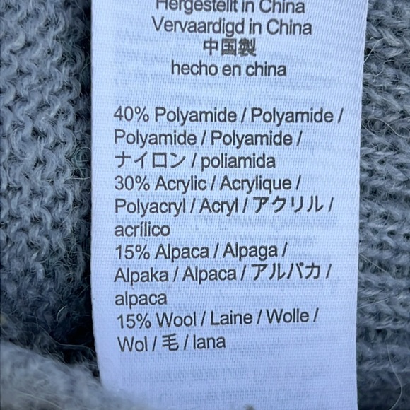 J. Crew Pale Blue Fair Isle Puff Sleeve Relaxed Fit Pullover Sweater Size XS - Picture 12 of 14